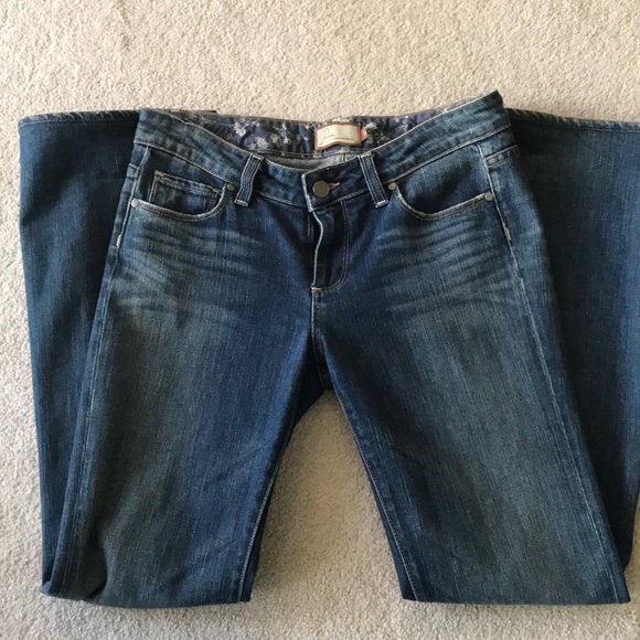 Paige bell bottoms jeans. - Picture 1 of 8